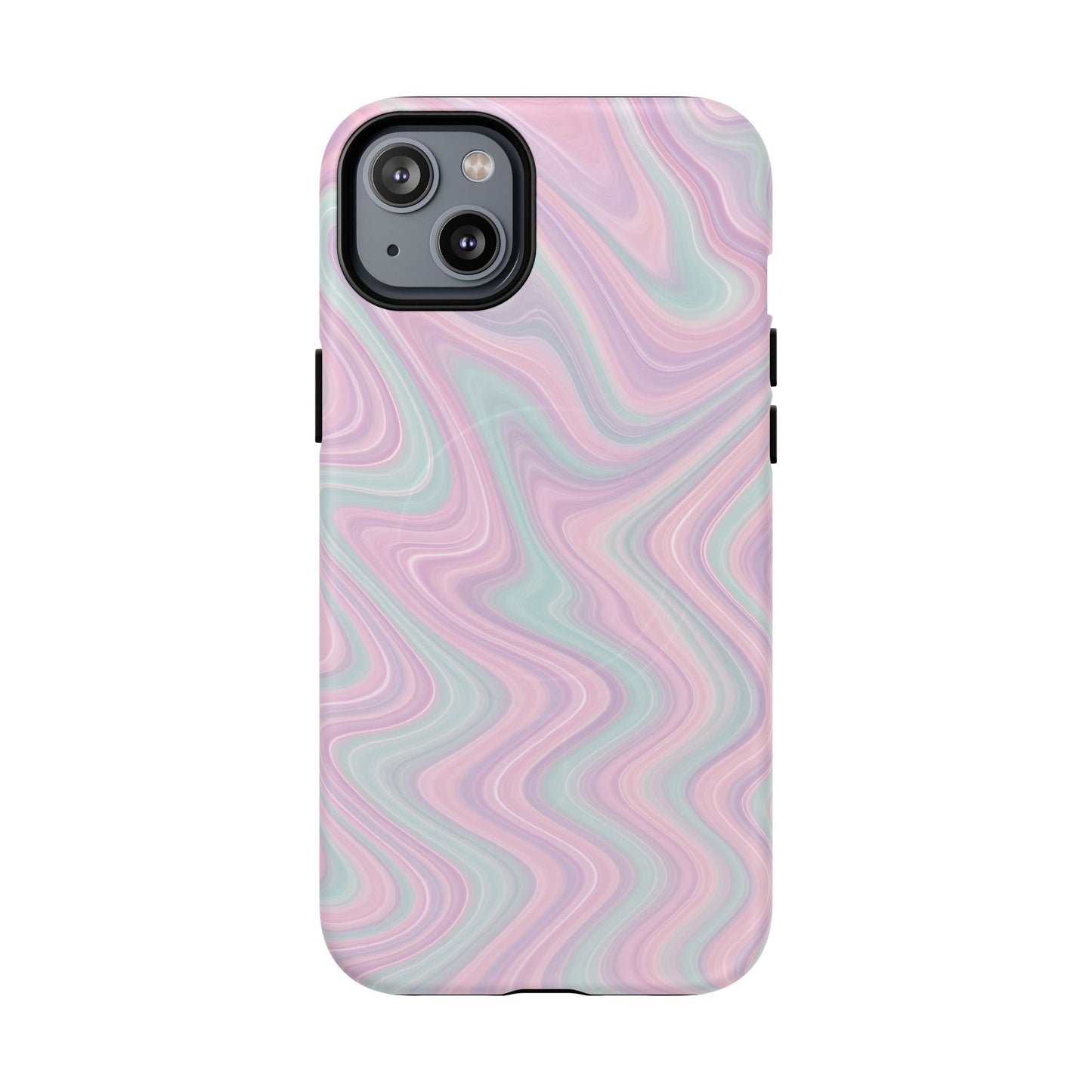 Colorful Marble Pastel Swirl iPhone Case | MagSafe