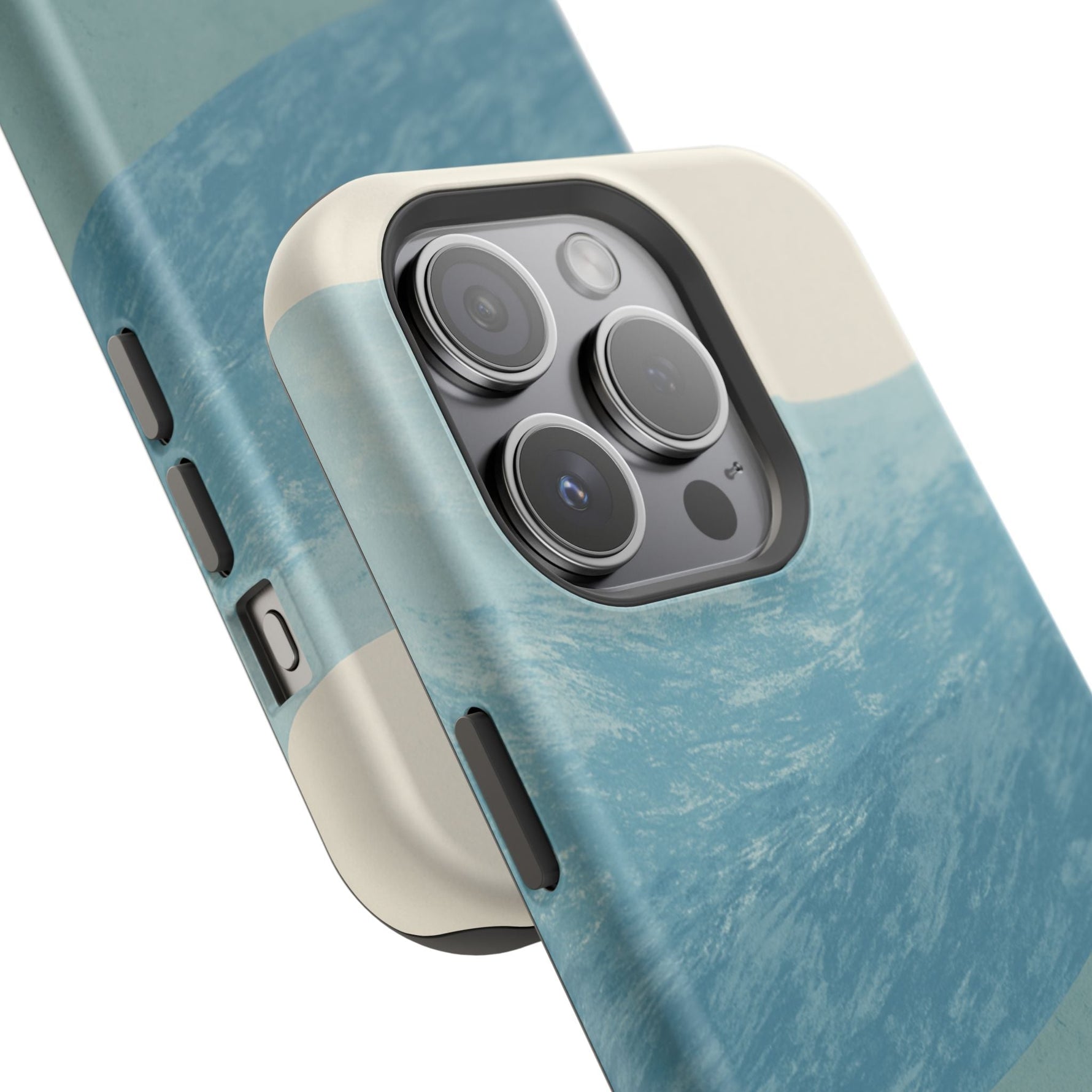 “Calm Over Chaos” Abstract Ocean Wave iPhone Case | MagSafe Compatible  Shamo's