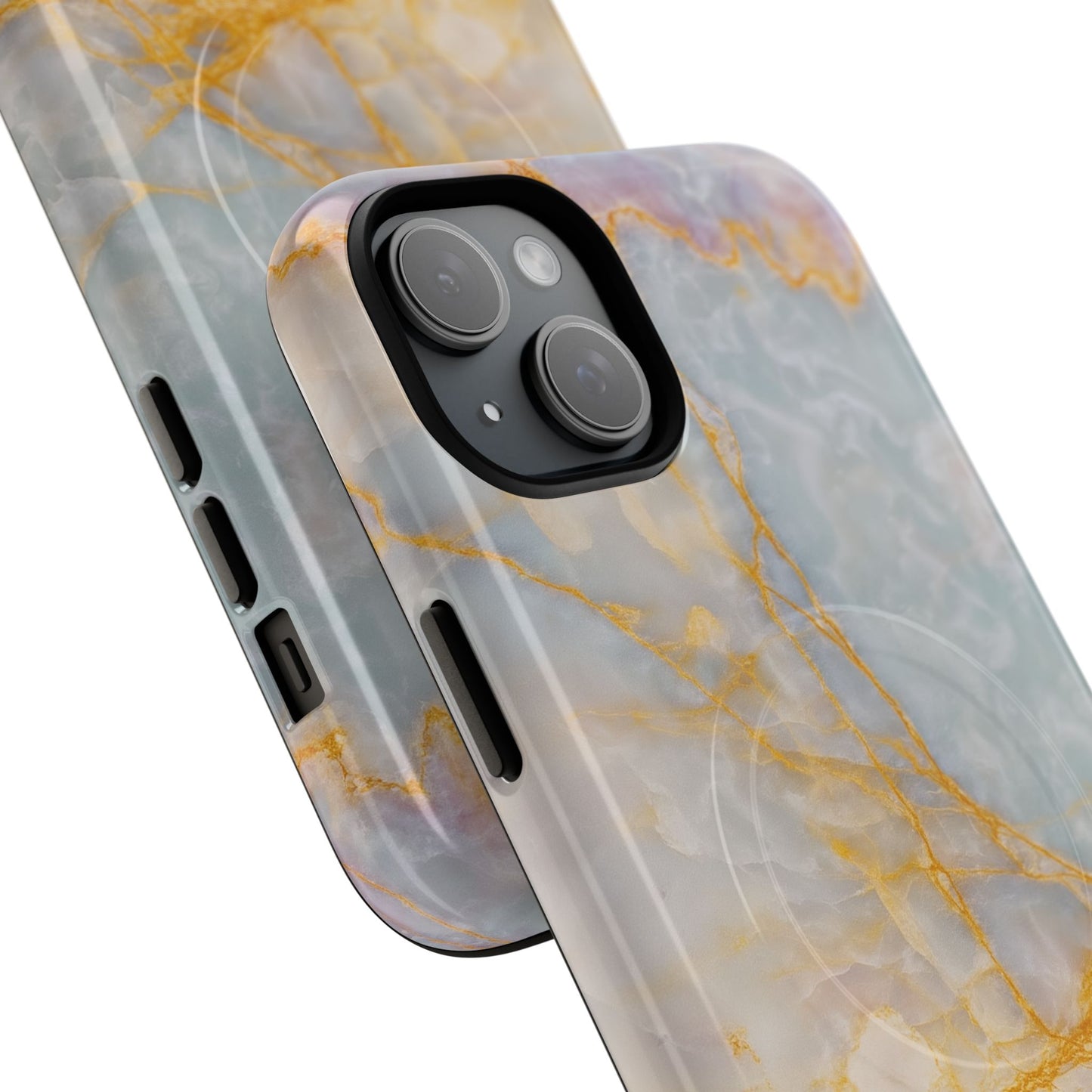 Marble Gold Vein iPhone Case (MagSafe Compatible)
