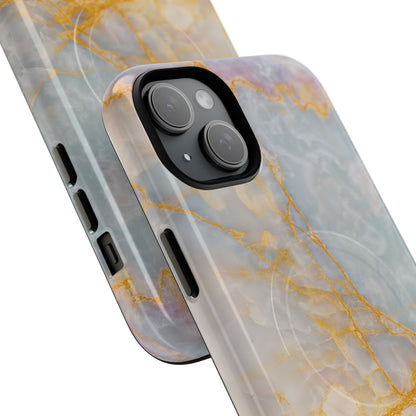 Marble Gold Vein iPhone Case (MagSafe Compatible)