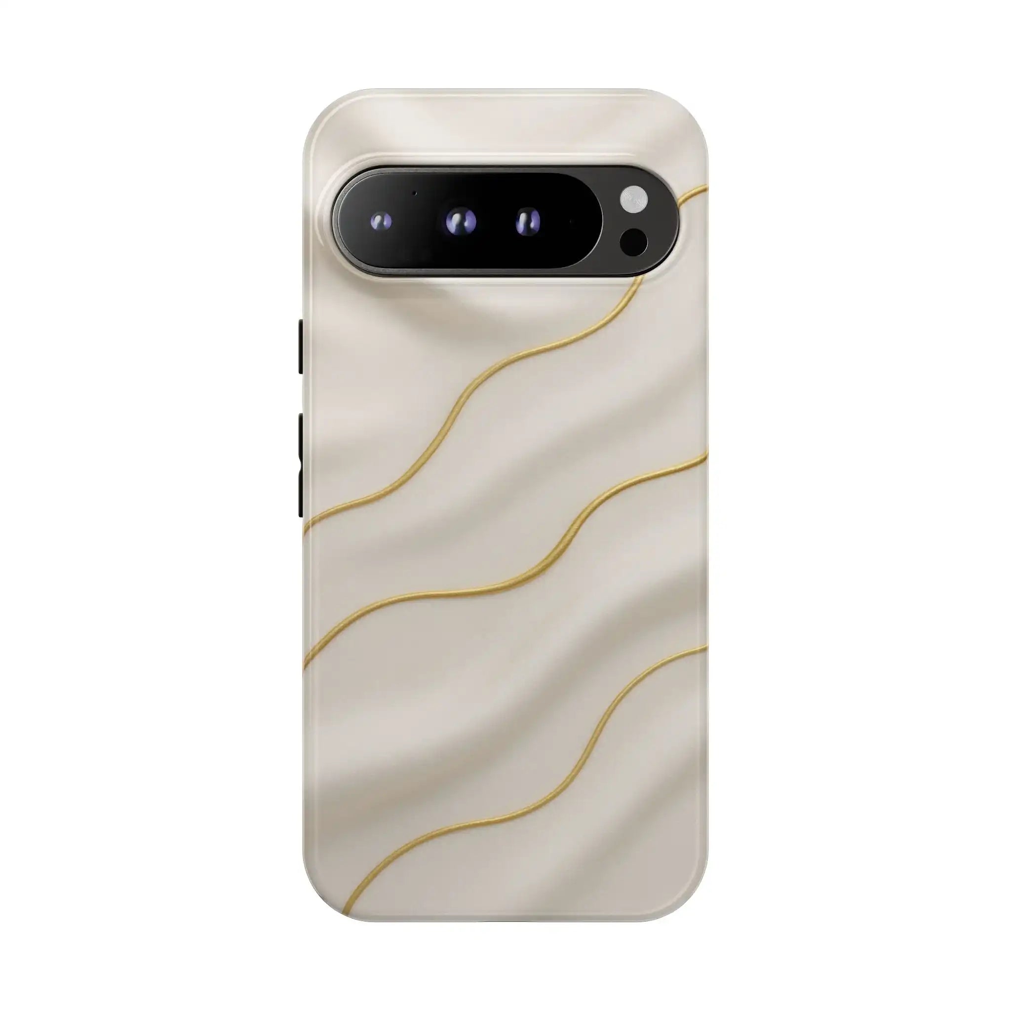 Elegant Gold Wave Tough Phone Case  Shamo's Google Pixel 9 Pro XL / Glossy