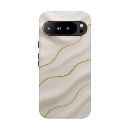 Elegant Gold Wave Tough iPhone Case