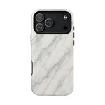 Classic White Marble iPhone Case with MagSafe - Shamo's