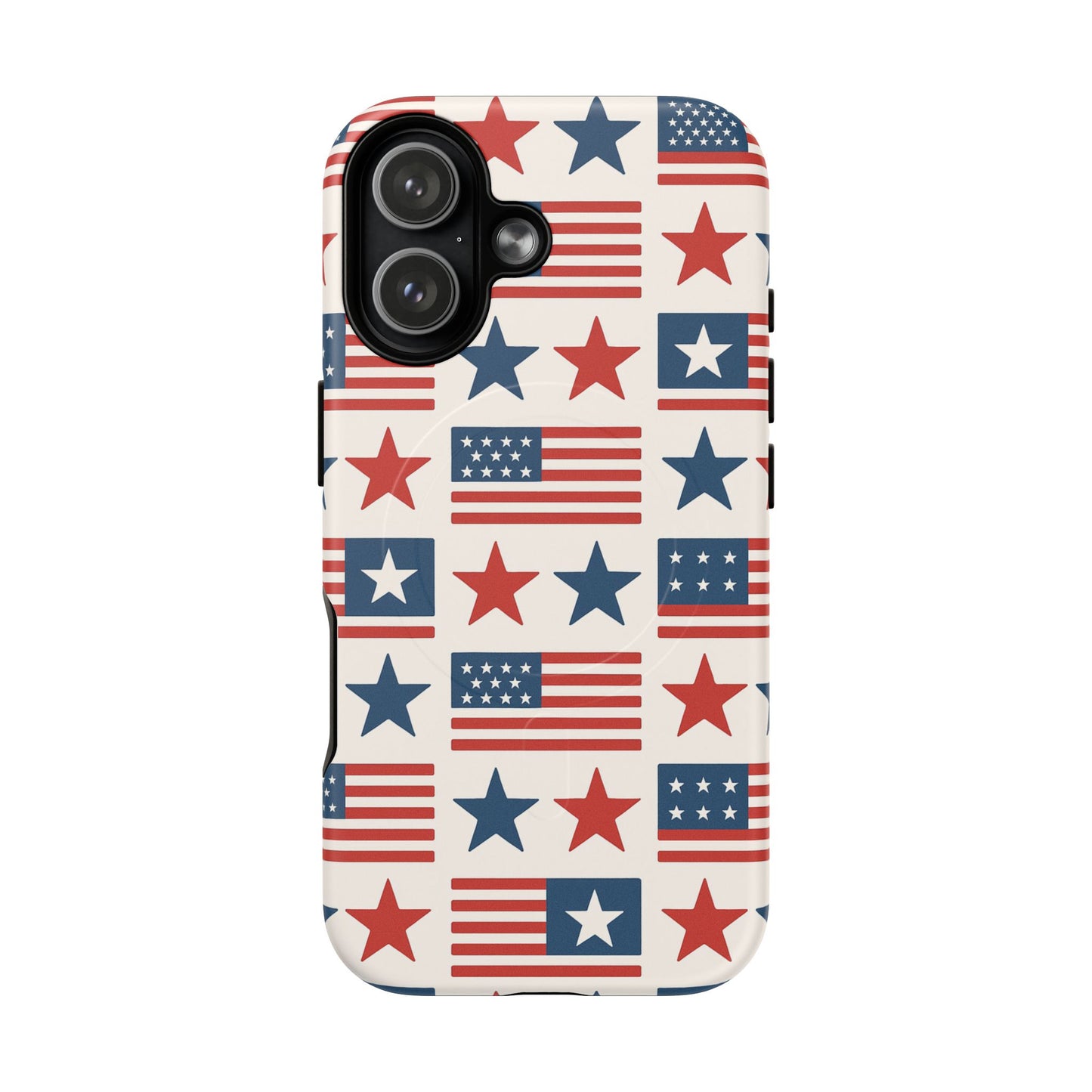 Patriotic American Flag iPhone Case | MagSafe