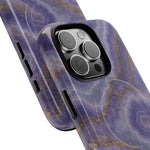 Purple Agate Marble iPhone Case with MagSafe  Shamo's
