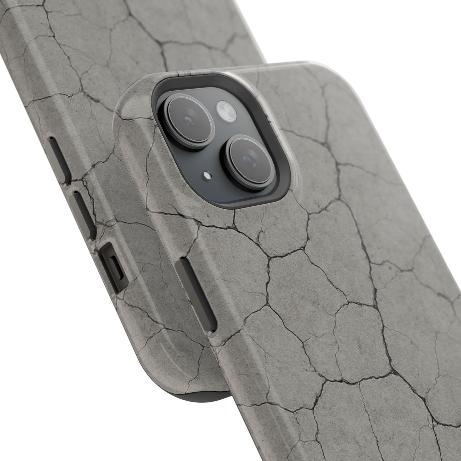 Cracked Concrete Texture iPhone Case with MagSafe compatibility  Shamo's