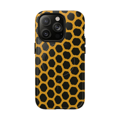 Stylish Leopard Pattern Magnetic iPhone Case | Compatible with MagSafe