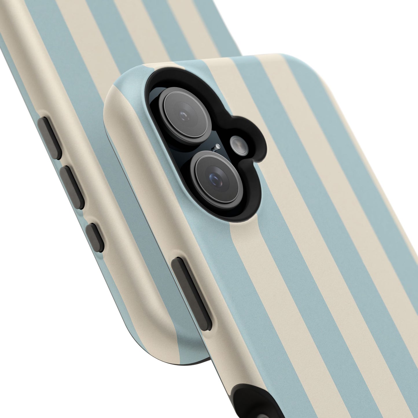 Blue Strips Pattern iPhone Case Compatible with MagSafe