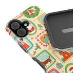 Cute Holiday Dogs MagSafe Compatible Impact-Resistant Phone Case - iPhone 17 Pro Max / Glossy - Shamo's