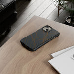 Black Marble Tough iPhone Case  Shamo's