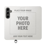 Personalized Flip Wallet Phone Case – Custom Photo & Text Wallet Cover