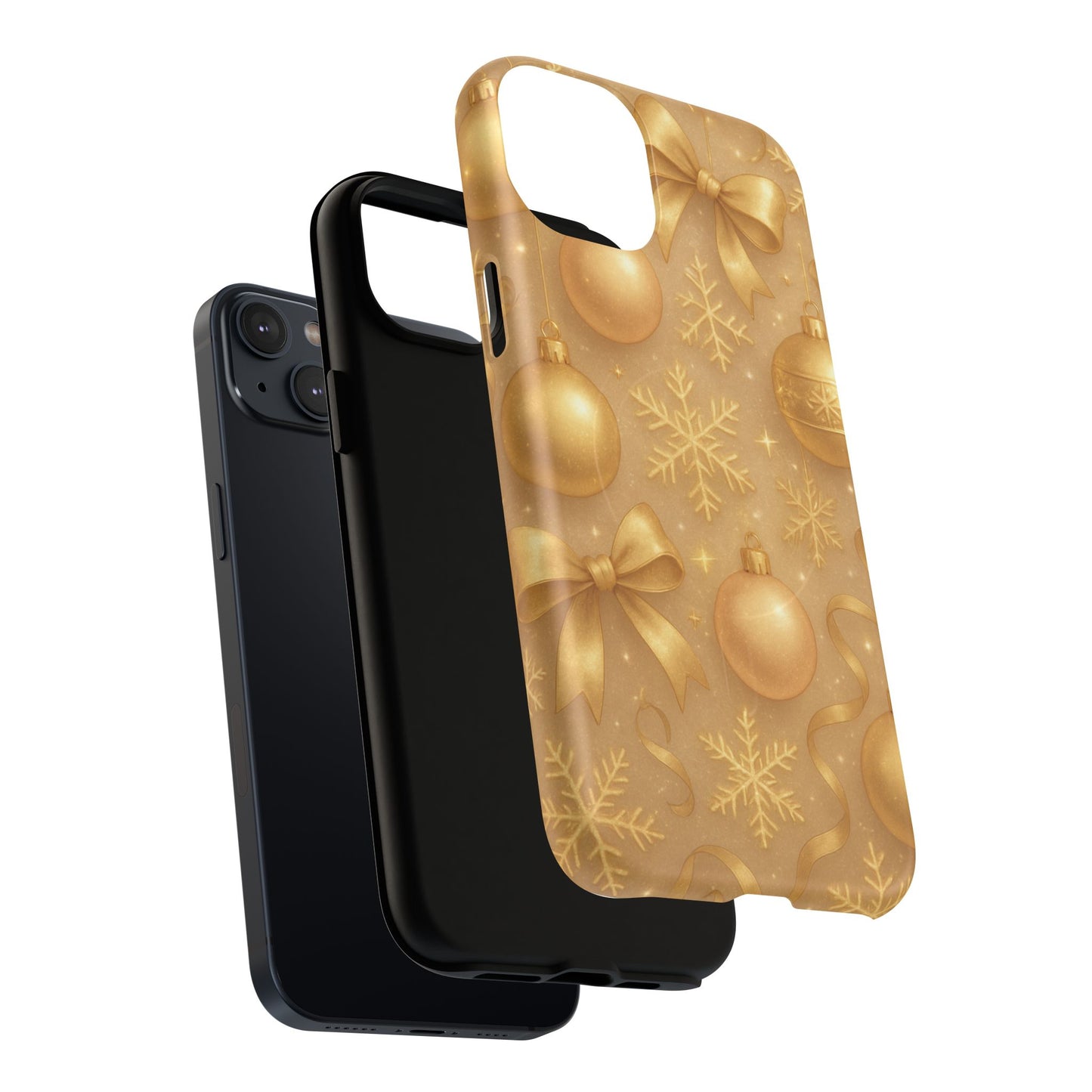 Holiday Gold Ornament iPhone Case | Compatible with MagSafe