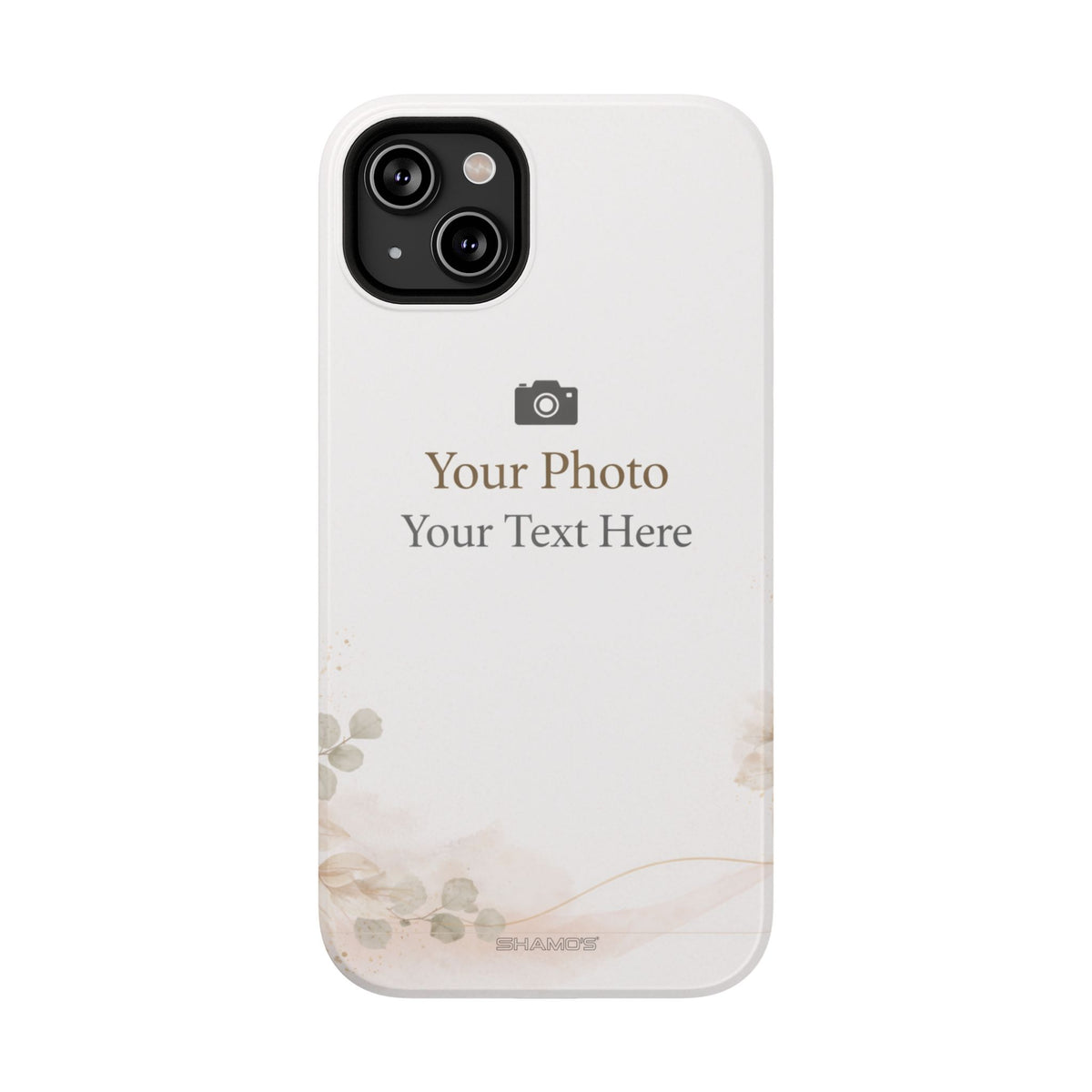 Personalizable Impact-Resistant Phone Case — Add Photo & Text