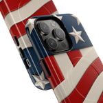 Patriotic iPhone Cases - MagSafe Tough American Flag Design - Shamo's