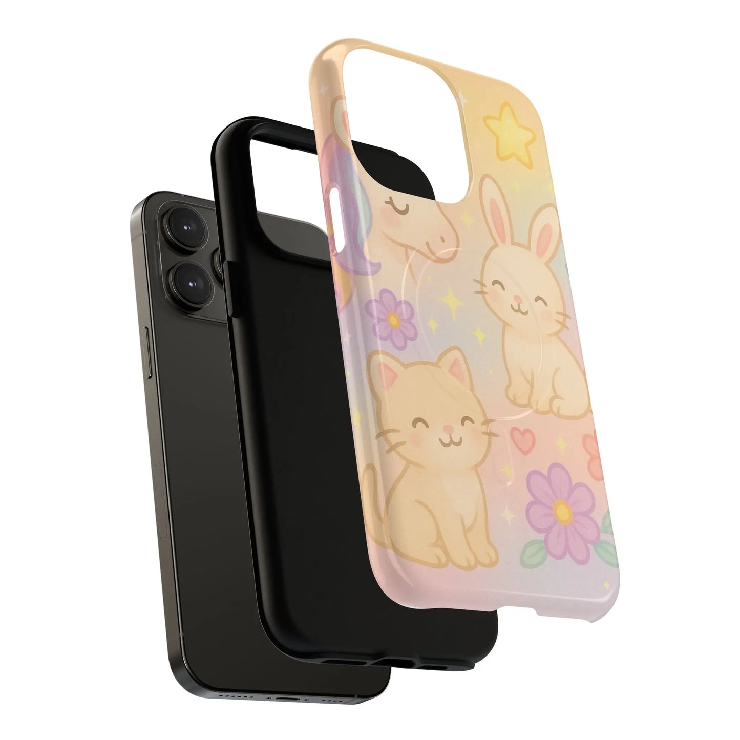 Magical Animal Friends iPhone Case with MagSafe