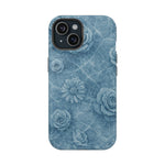 Frozen Flower Impact-Resistant iPhone Case — MagSafe Compatible  Shamo's iPhone 15 / Glossy
