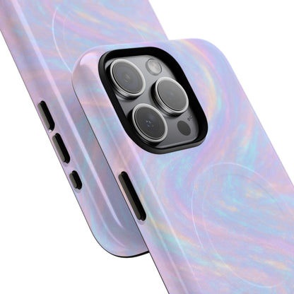 Luxury Series Iridescent Swirl iPhone Case with MagSafe - Shamo's