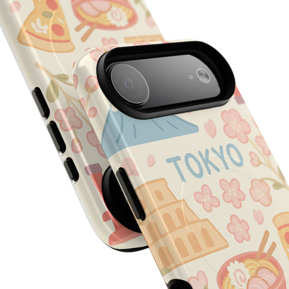 Tokyo Travel iPhone Case - Cute Japan Design | MagSafe