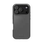 Charcoal Ink Black Solid Color Impact-Resistant iPhone Case | Slim Shockproof Magsafe-Compatible