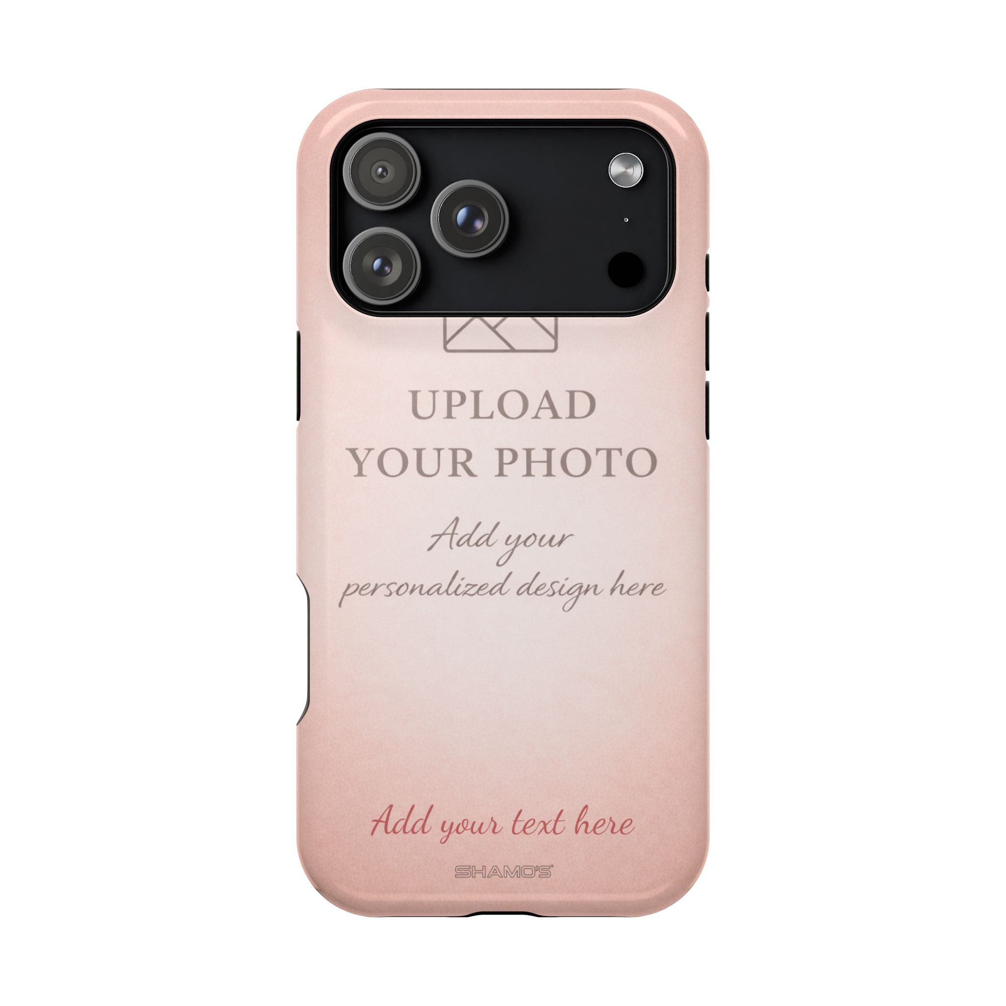 Personalizable iPhone Case | Add Your Own Photo and Text | MagSafe Compatible - iPhone 17 Pro Max / Glossy - Shamo's