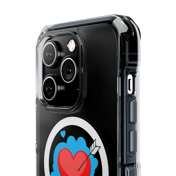 Magnetic Clear Phone Case | Compatible with MagSafe | Be Mine Love Edition