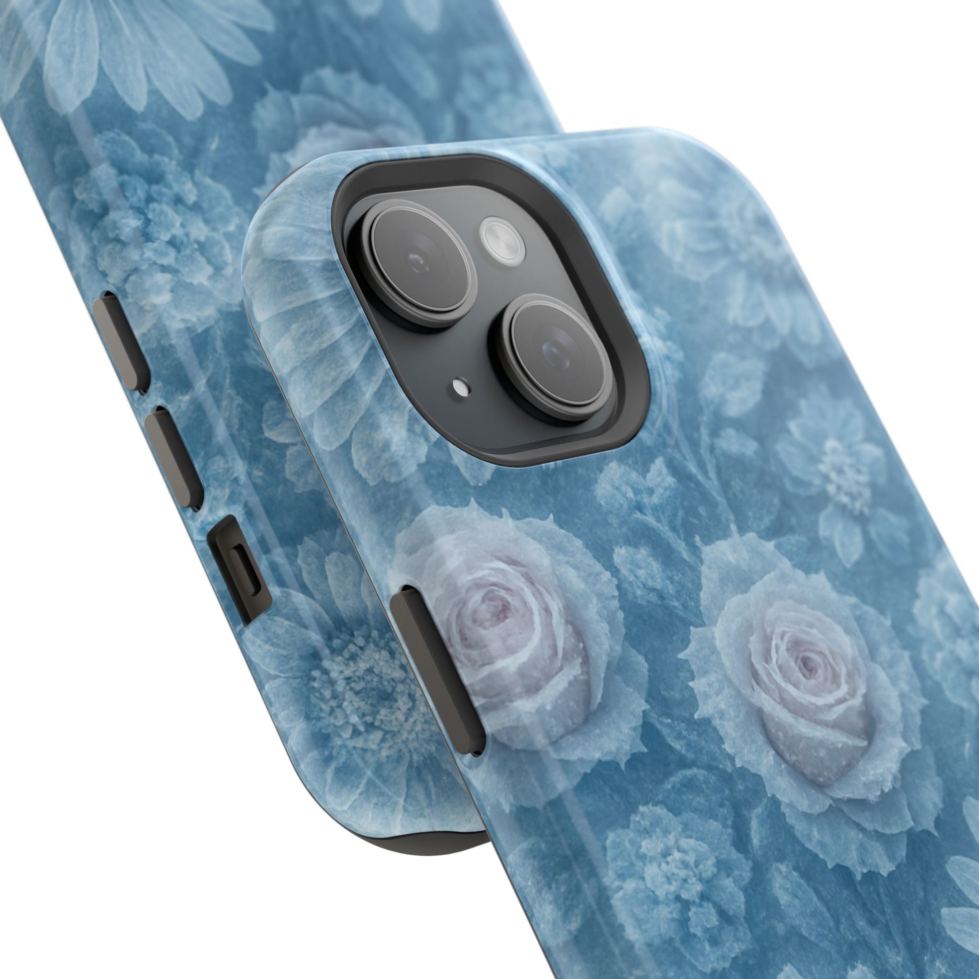 Frozen Beauty Floral Rose iPhone Case | MagSafe compatible  Shamo's