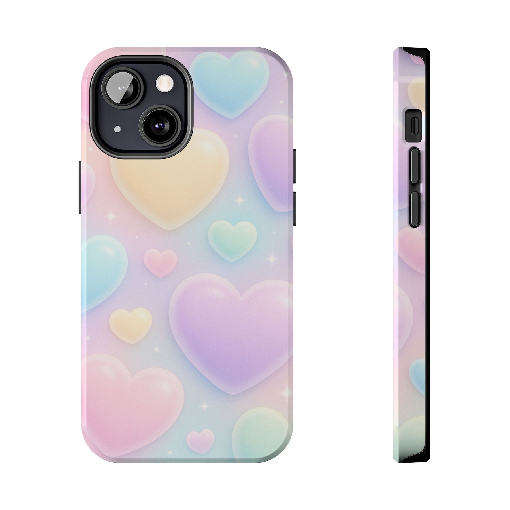 Cute Rainbow Hearts Phone Case  Shamo's iPhone 13 Mini