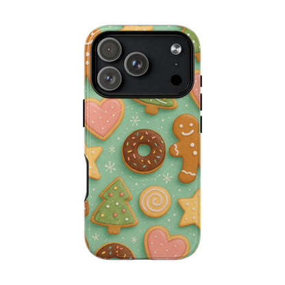 Holiday Cookie Pattern iPhone Case — MagSafe compatible - Shamo's