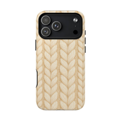 Cozy Knitted Texture Tough iPhone Case | MagSafe
