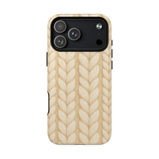 Cozy Knitted Texture Tough iPhone Case | MagSafe - Shamo's