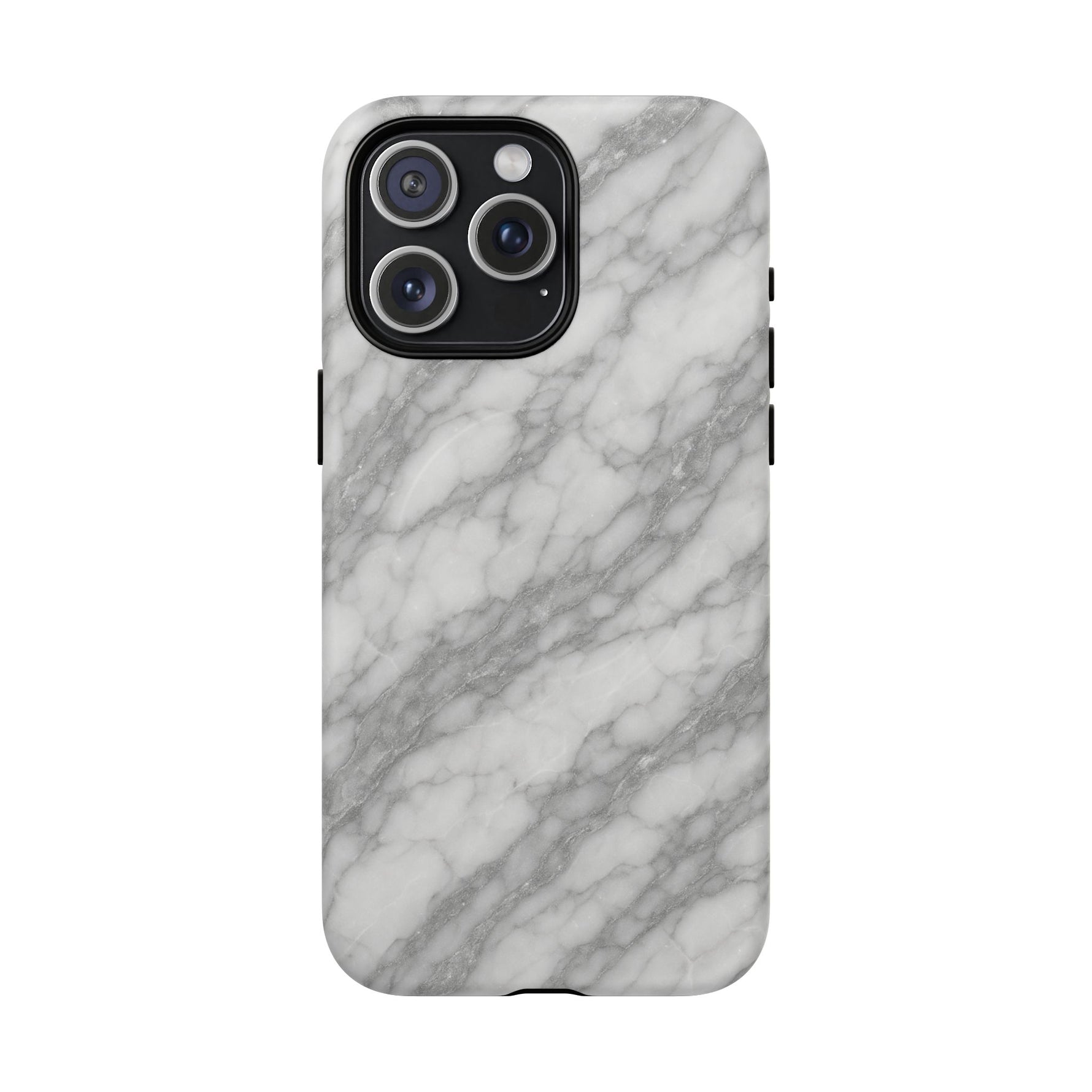 Silver Mist Marble iPhone Case with MagSafe - Shamo's