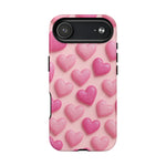 Barbiecore Glitter Hearts iPhone Case | MagSafe - Shamo's
