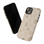 Neutral Pebble Pattern Tough iPhone Case  Shamo's