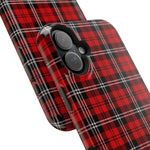 Red Tartan Plaid Impact-Resistant iPhone Case | MagSafe compatibility  Shamo's