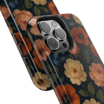 Floral Vintage Rose Magnetic Impact iPhone Case with MagSafe  Shamo's