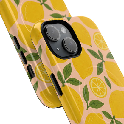 Lemon Fruit Design iPhone Case | MagSafe Compatible