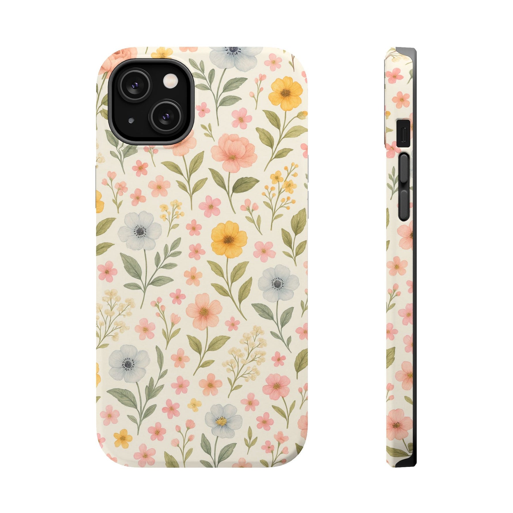 Floral Garden Impact iPhone Case with MagSafe compatibility  Shamo's iPhone 14 Plus / Matte