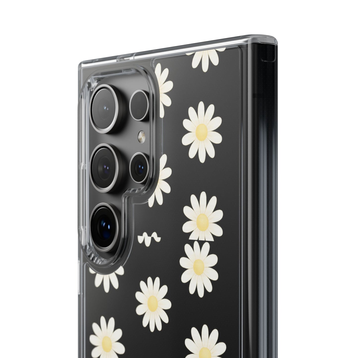 Daisy Floral Clear iPhone Case