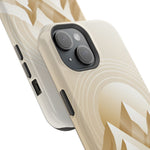 Minimalist Mountain Abstract Landscape iPhone Case with MagSafe Compatibility