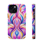 Colorful Abstract Swirl Magnetic Impact iPhone Case | MagSafe