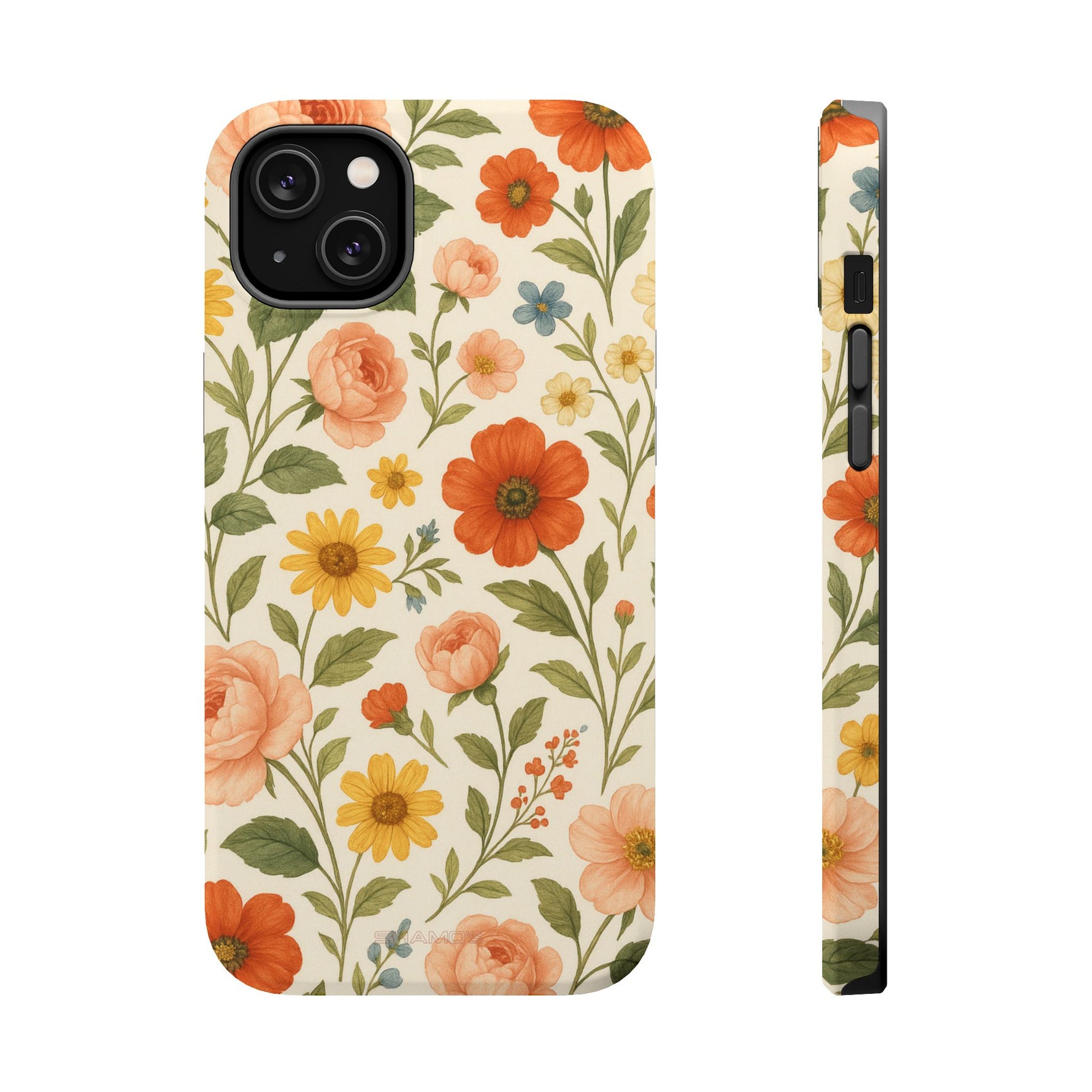 Floral Vintage Garden iPhone Case — with MagSafe