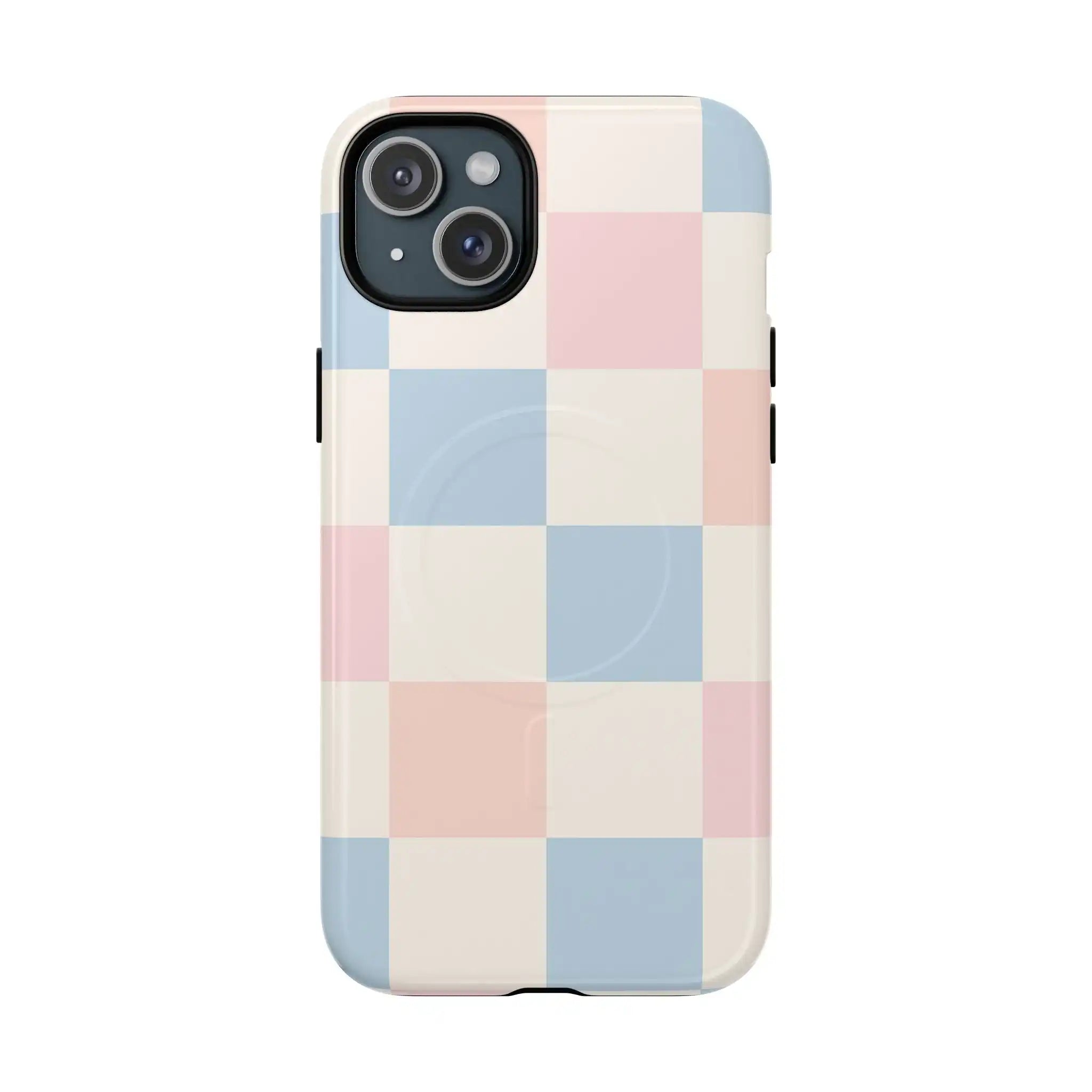 Pastel Checkerboard Pattern iPhone Cases - MagSafe - Shamo's