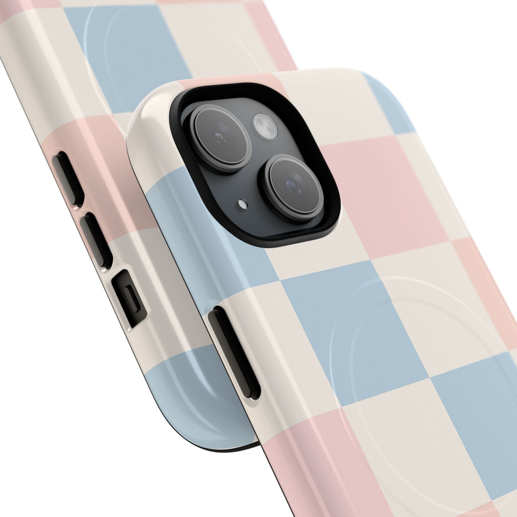 Pastel Checkerboard Pattern iPhone Cases - MagSafe - Shamo's