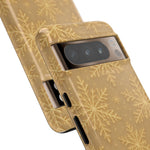 Golden Snowflake Holiday iPhone Case  Shamo's