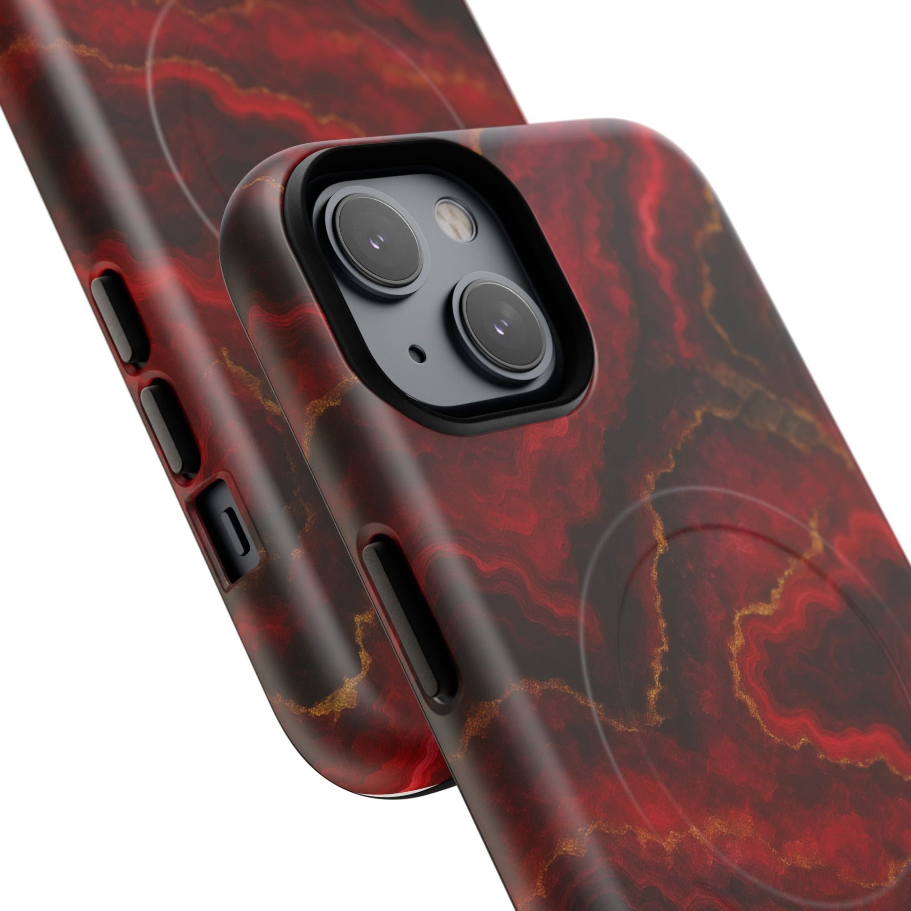 Red Marble iPhone Case with MagSafe  Shamo's