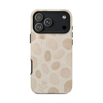 Neutral Pebble Pattern Tough iPhone Case - Shamo's