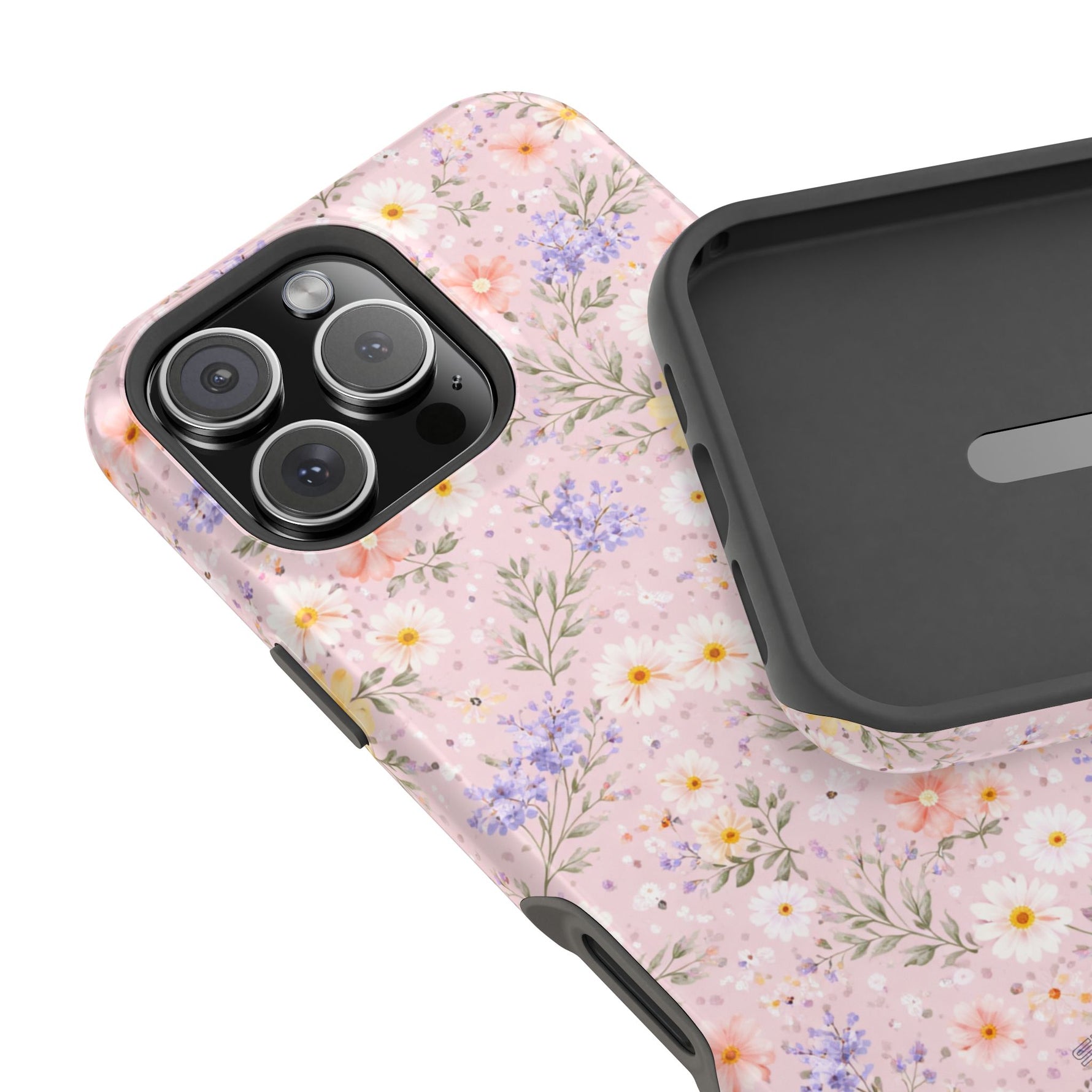 Pastel Floral MagSafe Compatible Magnetic Impact Phone Case