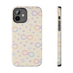 Infinity Pattern Tough Phone Case — Pastel Hearts & Stars  Shamo's iPhone 12