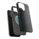 Dark Carbon Fiber Texture Magnetic Impact-Resistant iPhone Case | MagSafe compatible  Shamo's