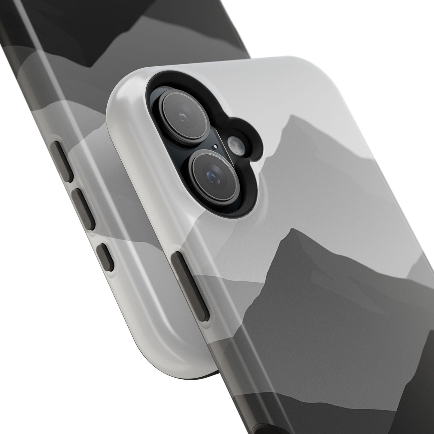 Monochrome Mountain Design iPhone Case | MagSafe  Shamo's